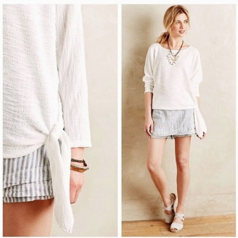 Anthropologie Sundays in Brooklyn side tie top